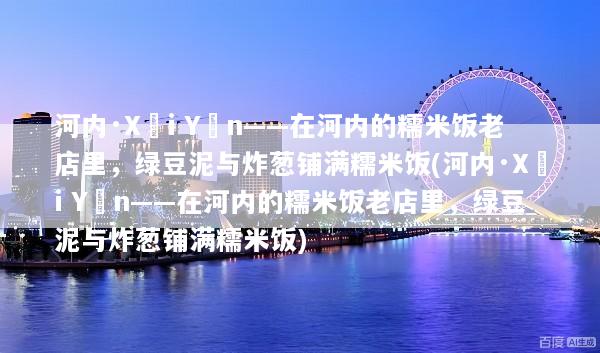 河内·Xôi Yến——在河内的糯米饭老店里，绿豆泥与炸葱铺满糯米饭(河内·Xôi Yến——在河内的糯米饭老店里，绿豆泥与炸葱铺满糯米饭)