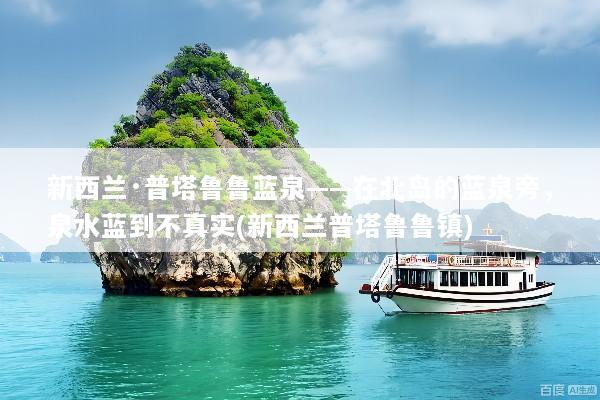 新西兰·普塔鲁鲁蓝泉——在北岛的蓝泉旁，泉水蓝到不真实(新西兰普塔鲁鲁镇)
